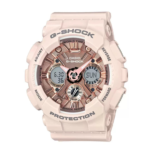 Casio G-SHOCK GMA-S120MF-4ADR - G732 Pink Analog-Digital - Women's Watch CASIO