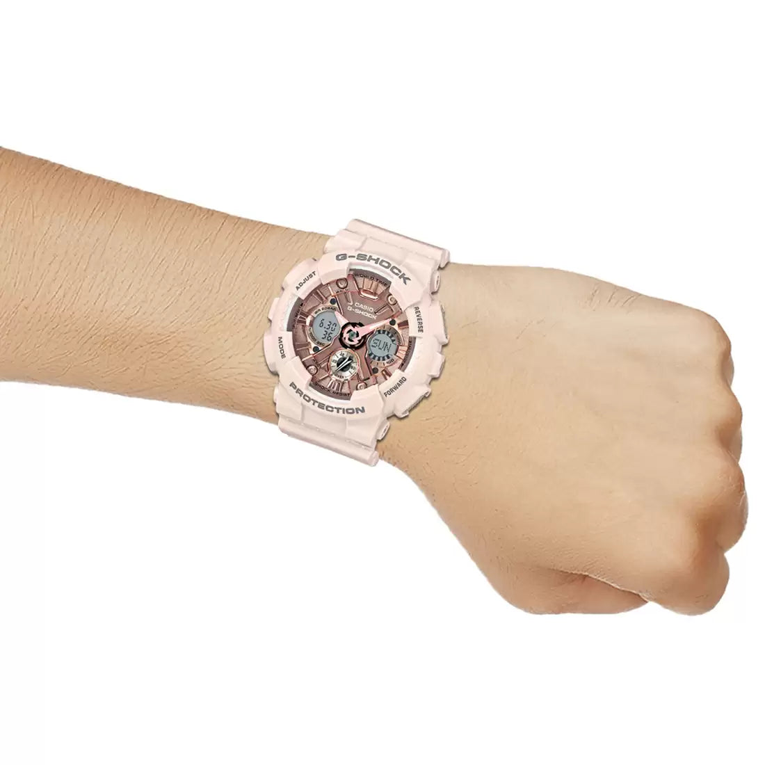 Casio G-SHOCK GMA-S120MF-4ADR - G732 Pink Analog-Digital - Women's Watch CASIO