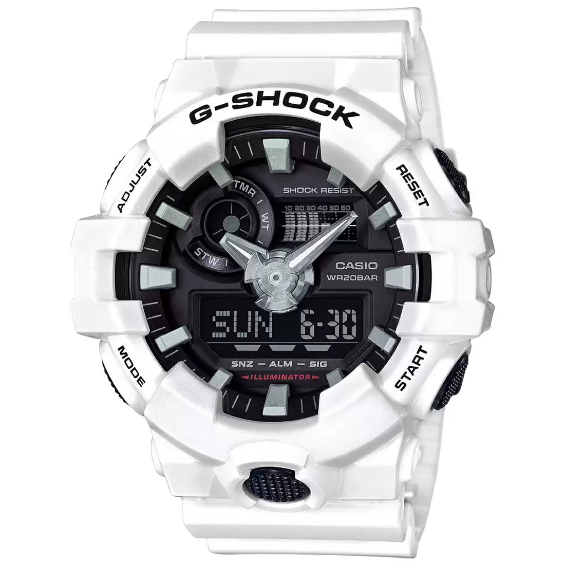 Casio G-SHOCK GA-700-7ADR - G742 White Analog-Digital - Men's Watch CASIO