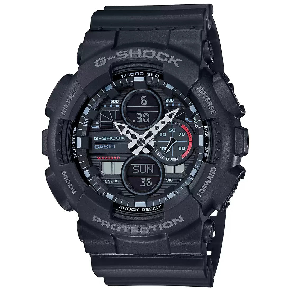 Casio G-SHOCK GA-140-1A4DR - G976 Black Analog-Digital - Men's Watch CASIO
