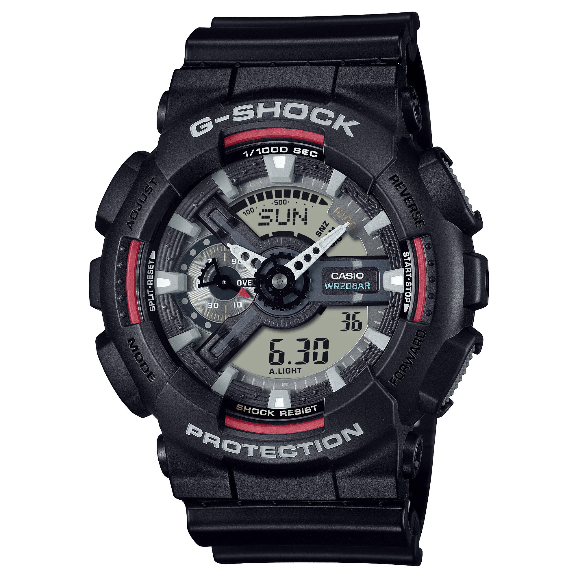 CASIO G-SHOCK GA-110RL-1ADR BLACK ANALOG-DIGITAL DIAL BLACK BIO-BASED RESIN BAND G1685
