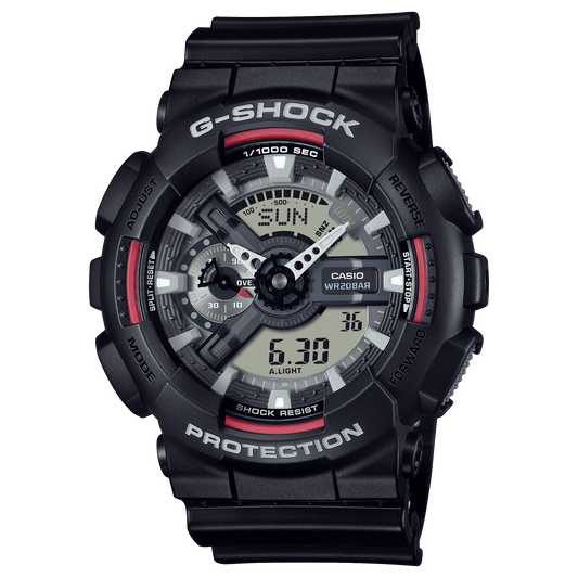 CASIO G-SHOCK GA-110RL-1ADR BLACK ANALOG-DIGITAL DIAL BLACK BIO-BASED RESIN BAND G1685