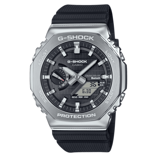 CASIO G-SHOCK GBM-2100-1ADR BLACK ANALOG-DIGITAL DIAL BLACK BIO-BASED RESIN BAND G1581