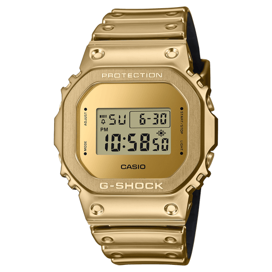 CASIO G-SHOCK GM-5600YMG-9DR GOLD DIGITAL DIAL GOLD TOUGH SILICONE (RESIN) BAND G1667