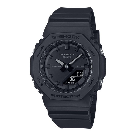 CASIO G-SHOCK WOMEN GMA-P2100BB-1ADR BLACK ANALOG-DIGITAL DIAL BLACK BIO-BASED RESIN BAND G1615