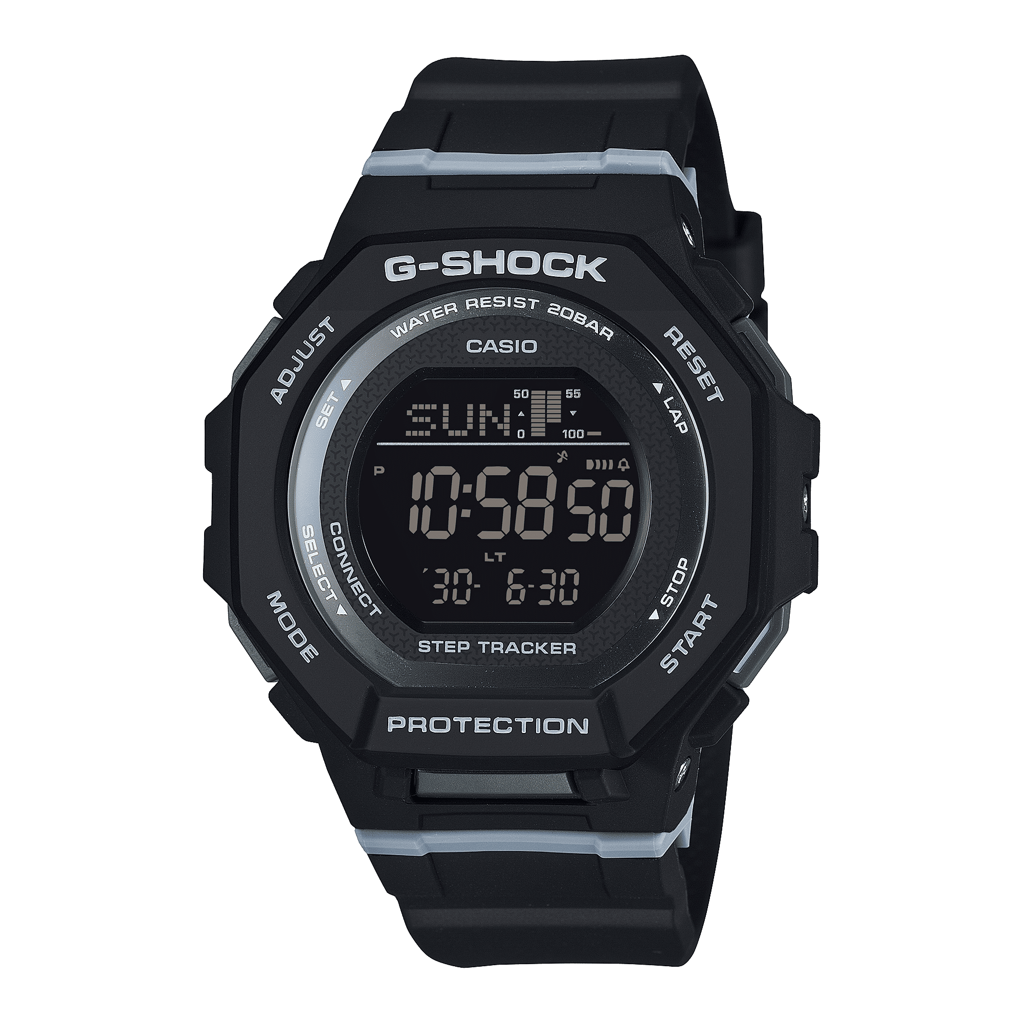 CASIO G-SHOCK WOMEN GMD-B300-1DR BLACK DIGITAL DIAL BLACK  BIO-BASED RESIN BAND G1617