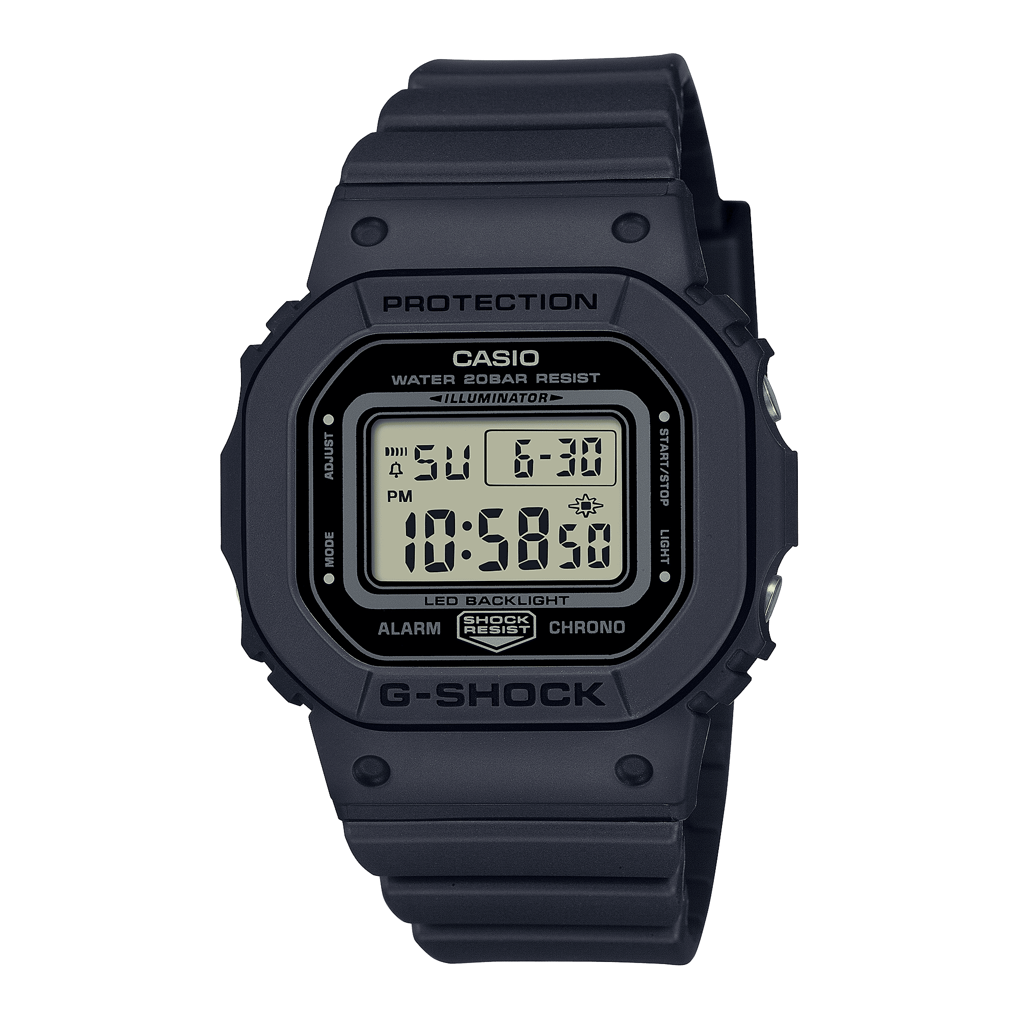 CASIO G-SHOCK GMD-S5600BA-1DR BLACK DIGITAL DIAL BLACK RESIN STRAP WOMEN'S WATCH G1468
