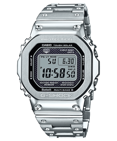 CASIO G-SHOCK METAL GMW-B5000D-1DR  DIGITAL DIAL  STAINLESS STEEL SOLID BAND MEN'S WATCH G842