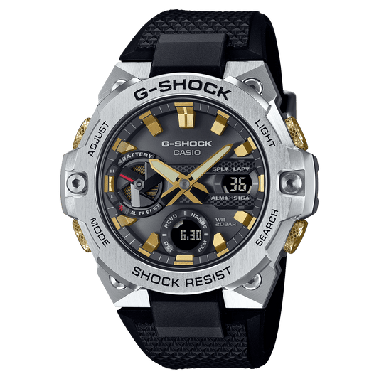 CASIO G-SHOCK GST-B400CX-1ADR BLACK ANALOG-DIGITAL DIAL BLACK RESIN BAND G1654