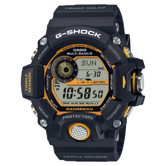 CASIO G-SHOCK GW-9400Y-1DR  DIGITAL DIAL BLACK RESIN STRAP MEN'S WATCH G1350