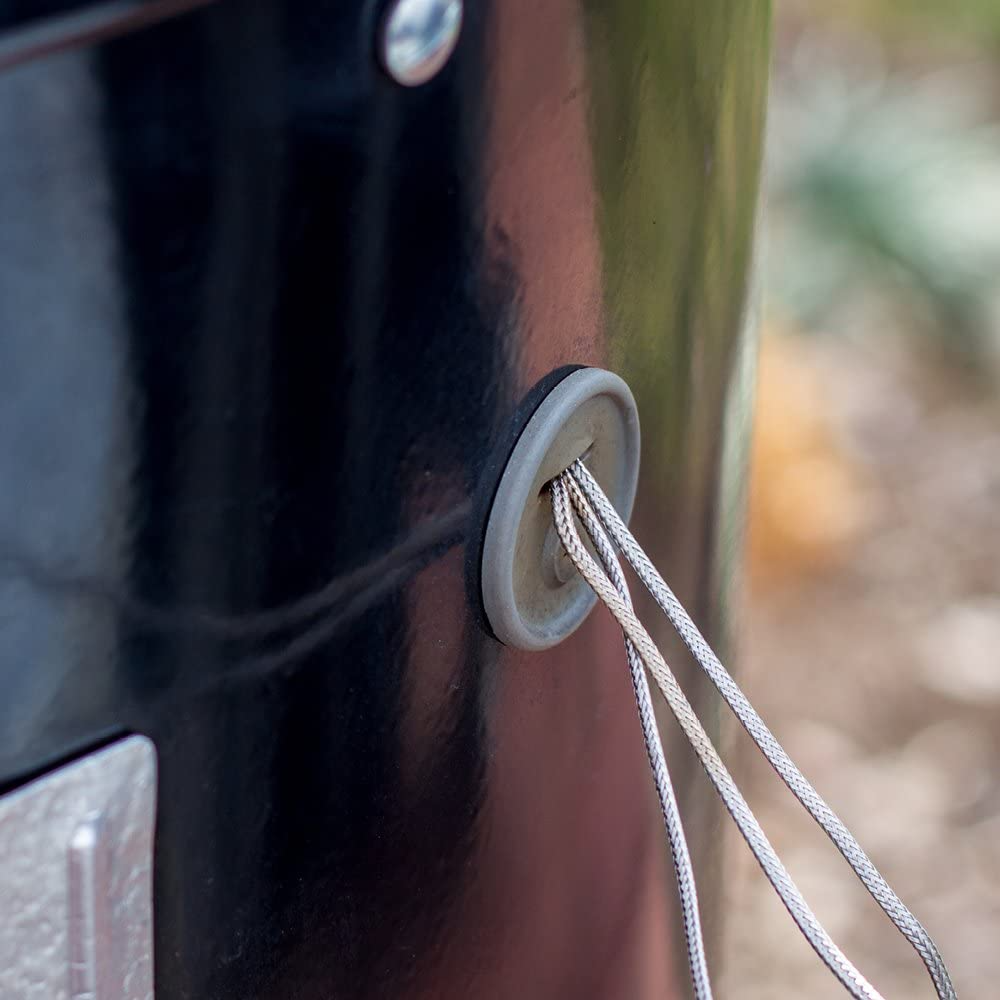 WEBER Charcoal Grill Smokey Mountain Cooker 18'' Black WEBER