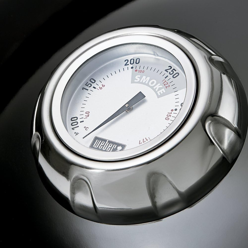 WEBER Charcoal Grill Smokey Mountain Cooker 18'' Black WEBER