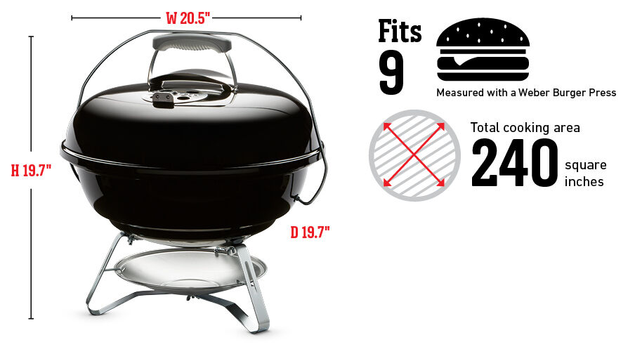Weber 47CM JUMBO JOE With Thermometer Black WEBER