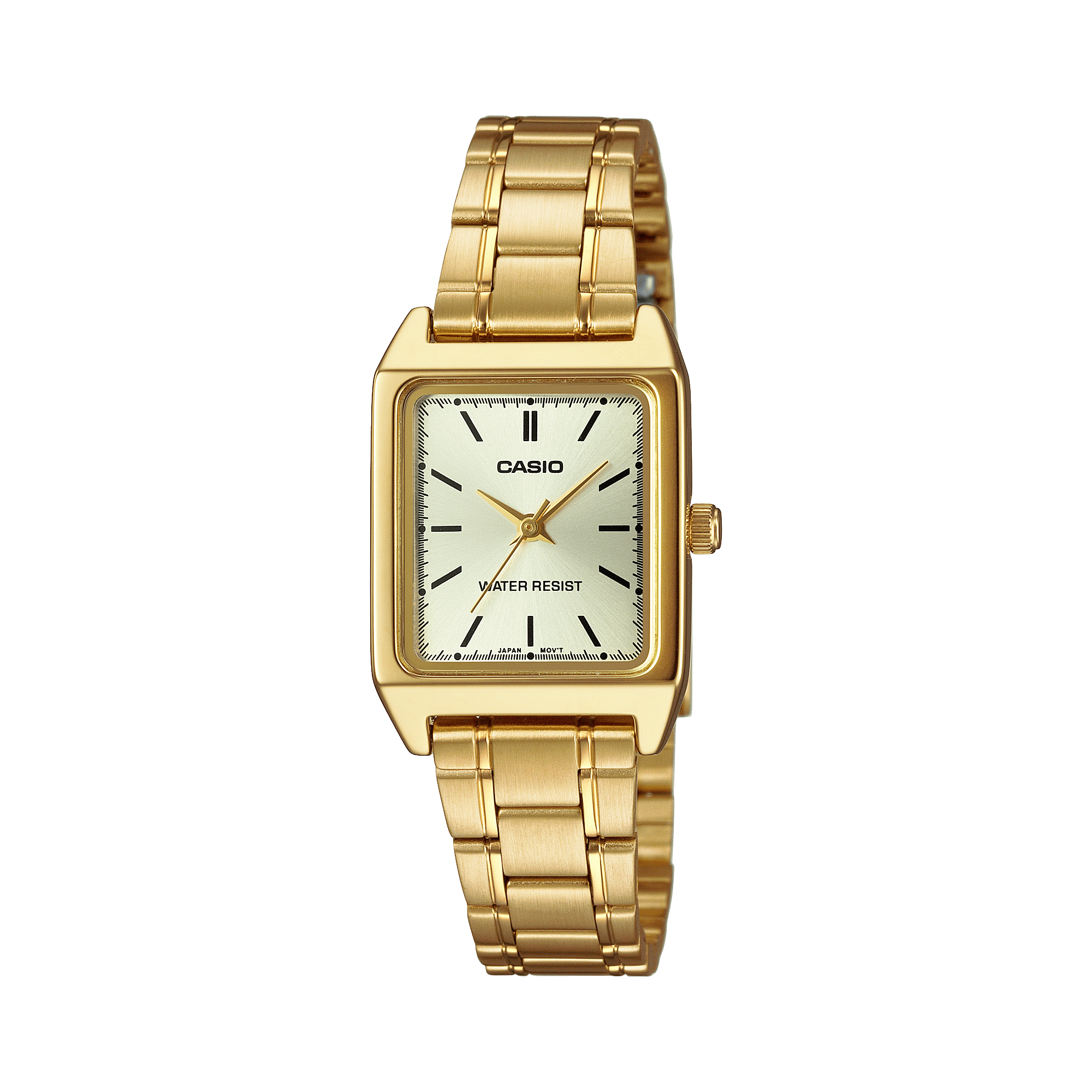 CASIO LTP-V007G-9EUDF GOLD ANALOG DIAL GOLD STAINLESS STEEL BAND WOMEN'S WATCH A2285