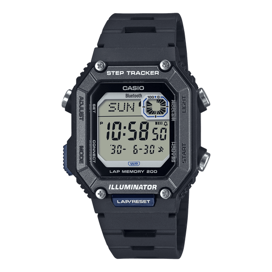 CASIO YOUTH WS-B1000-1AVDF BLACK DIGITAL DIAL BLACK RESIN BAND D352