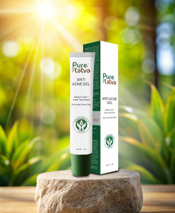 Pure Tatva Anti Acne Gel 20g - Natural acne and pimple treatment
