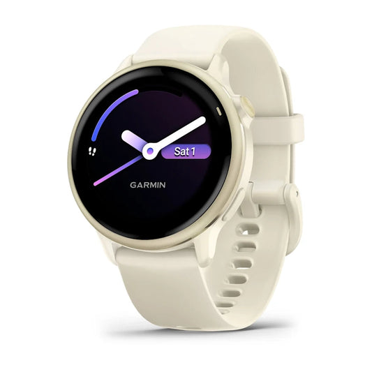 Garmin vivoactive® 6 Lunar Gold with Bone Band The 1970 Store