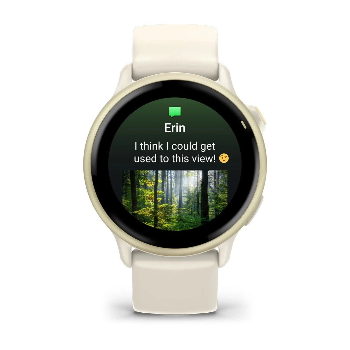 Garmin vivoactive® 6 Lunar Gold with Bone Band The 1970 Store