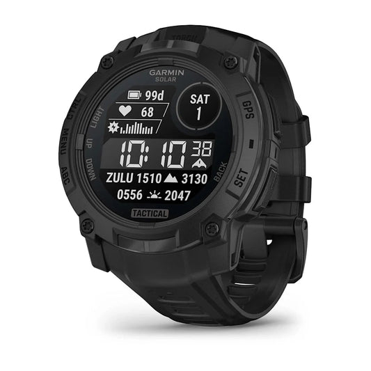 Garmin Instinct® 3 – 45 mm, Solar, Tactical Edition Black with Black Band GARMIN