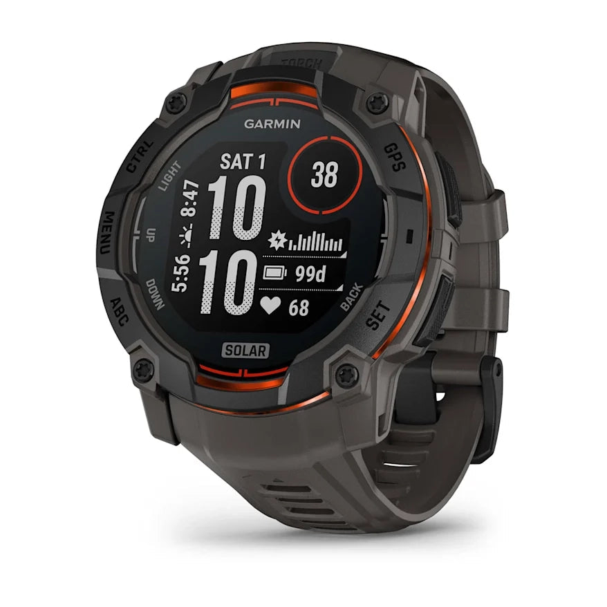 Garmin Instinct 3 – 50 mm, Solar Black with Charcoal Band GARMIN