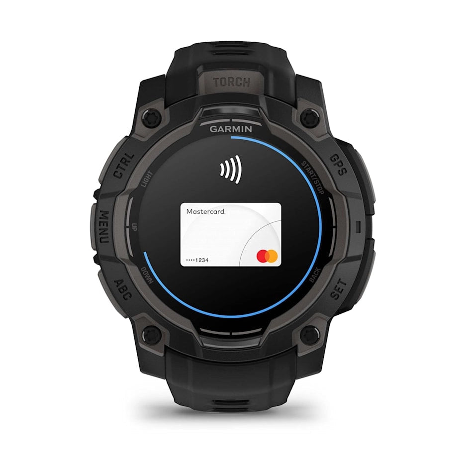 Garmin Instinct 3 – 45 mm, AMOLED Black with black band GARMIN