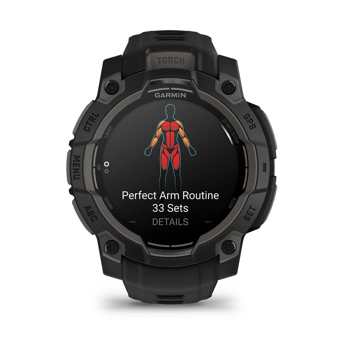 Garmin Instinct 3 – 45 mm, AMOLED Black with black band GARMIN