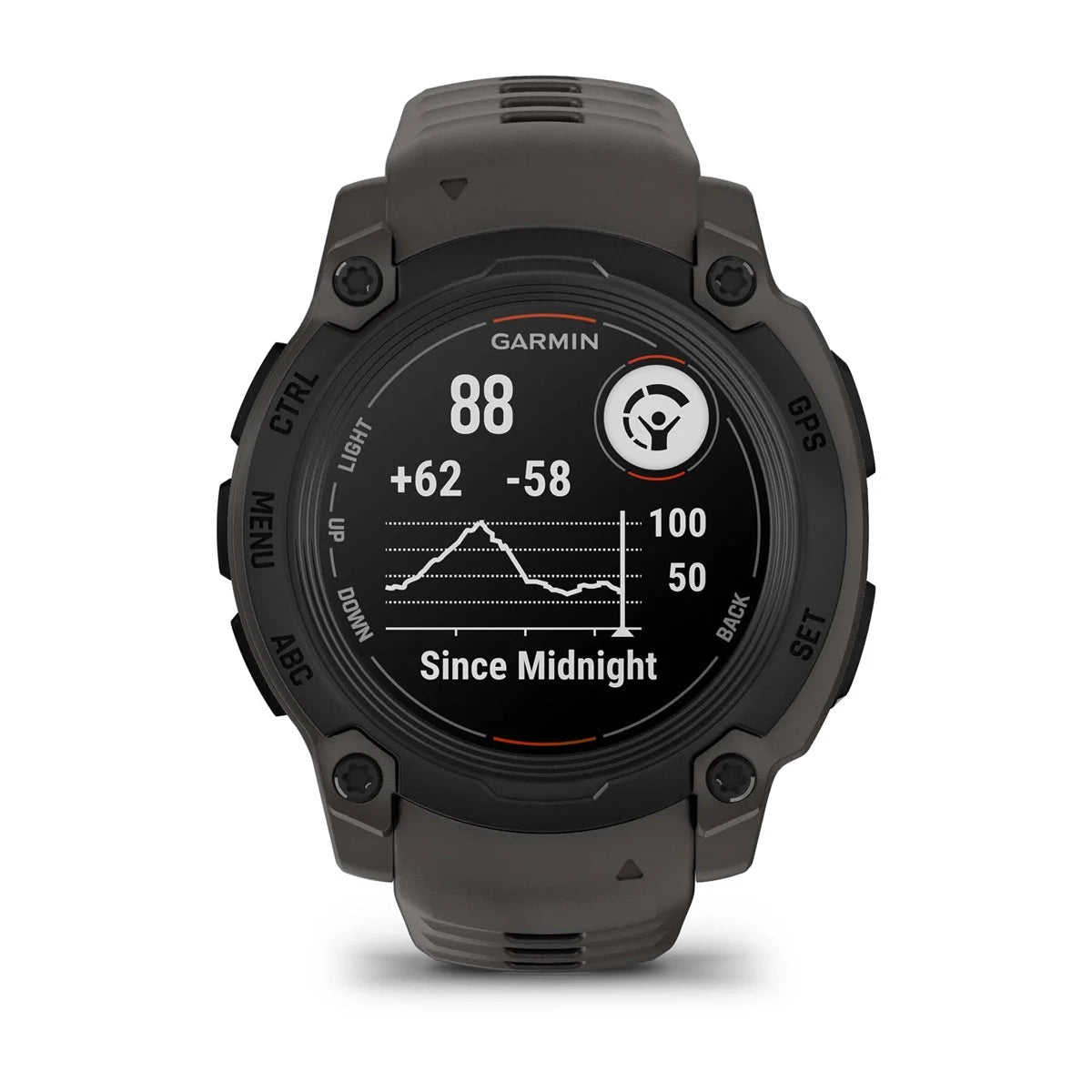 Garmin Instinct E – 40 mm Black with Charcoal Band GARMIN