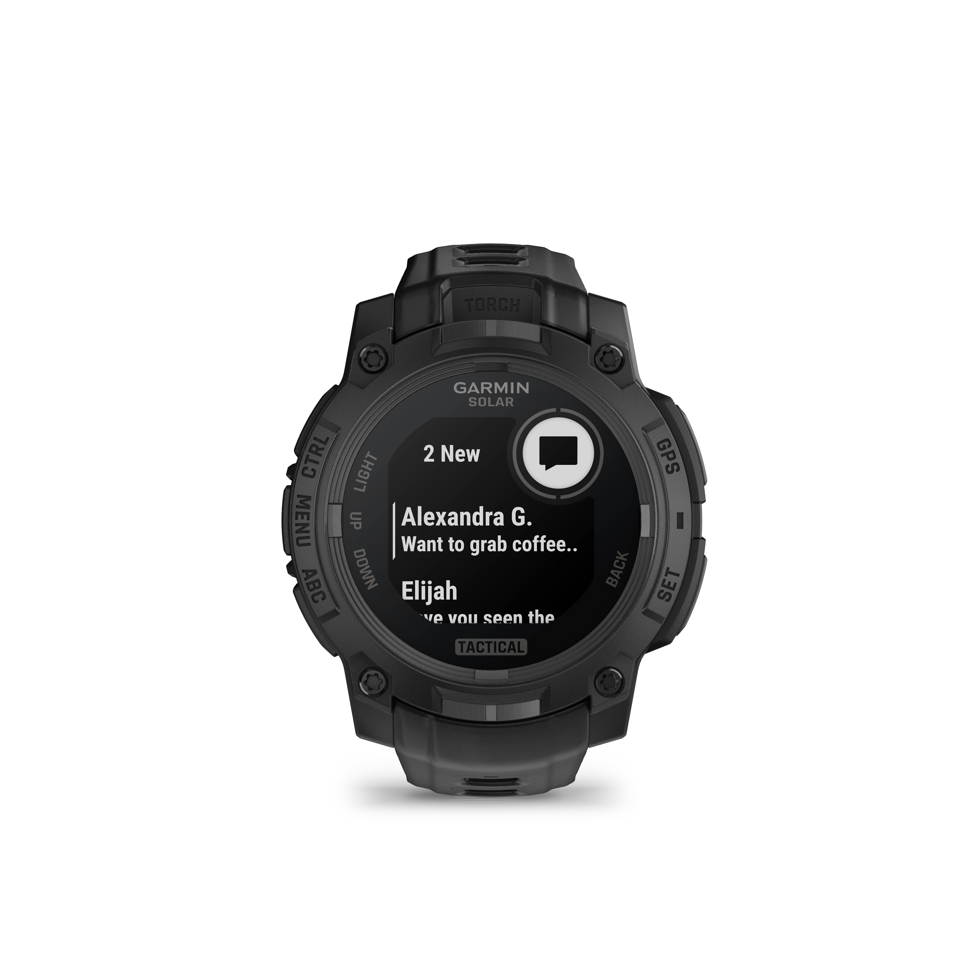 Garmin Instinct® 3 – 45 mm, Solar, Tactical Edition Black with Black Band GARMIN