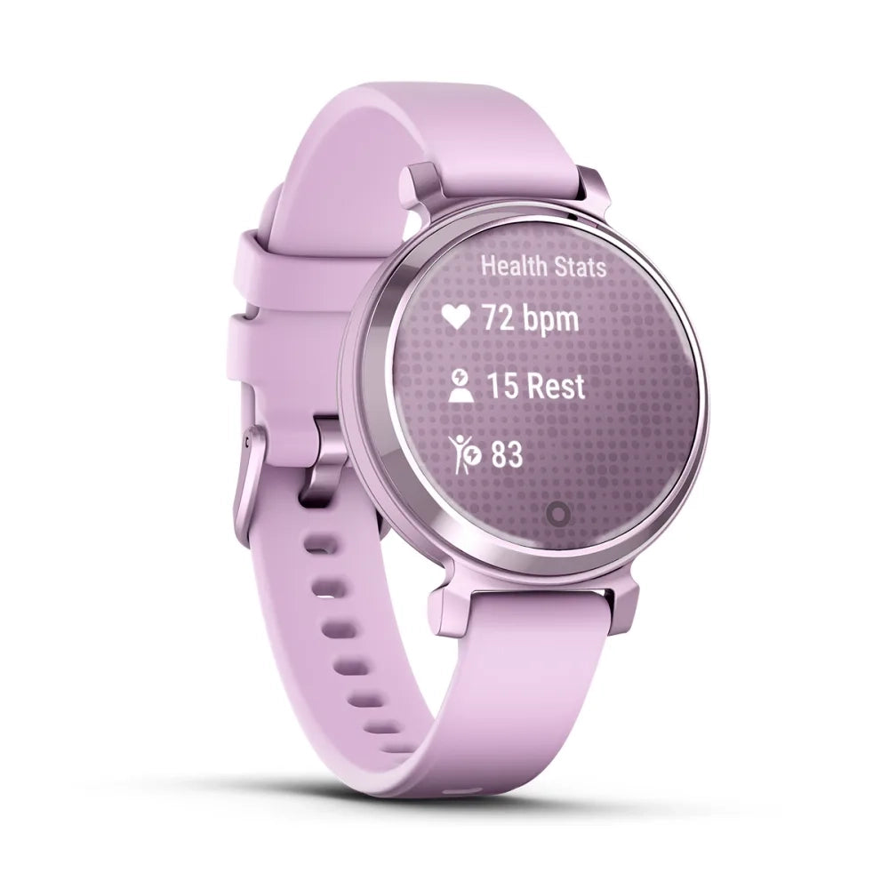 Garmin Lily® 2 Metallic Lilac with Lilac Silicone Band GARMIN