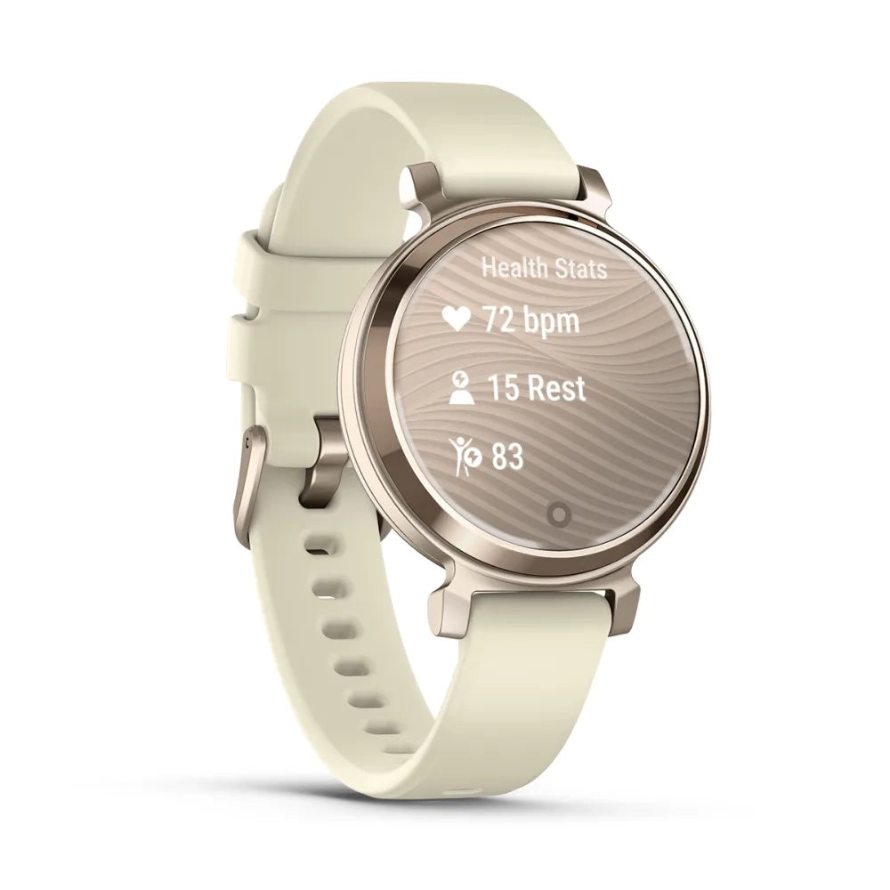 Garmin Lily® 2 Cream Gold with Coconut Silicone Band GARMIN