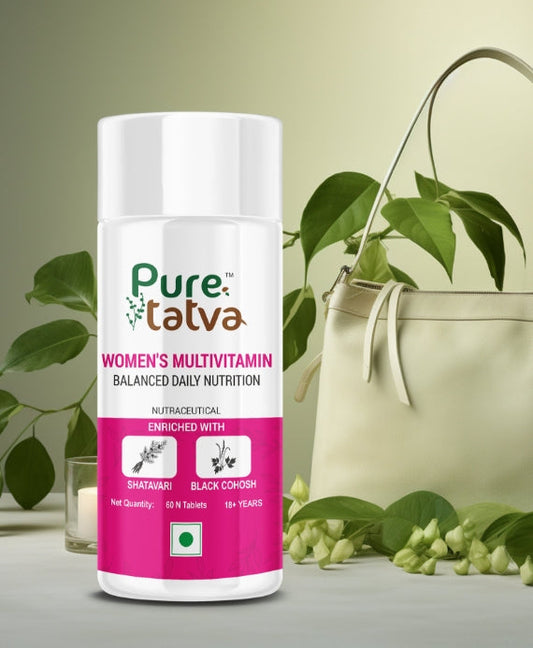 Pure Tatva Women's Multivitamin 60 Tablets - Complete daily nutrition for women
