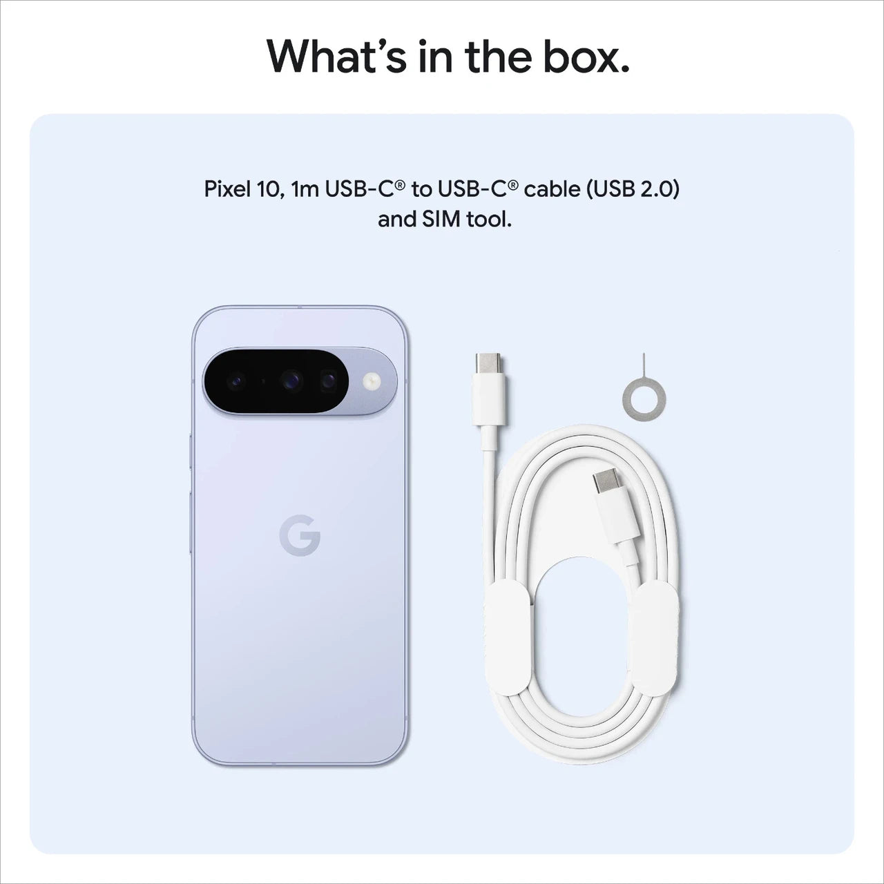 Google Pixel 10 (Color: Frost, 256 GB) 12 GB RAM Google