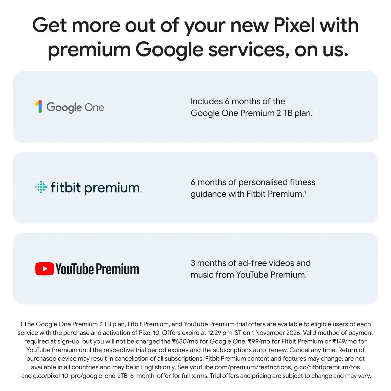 Google Pixel 10 (Color: Frost, 256 GB) 12 GB RAM Google