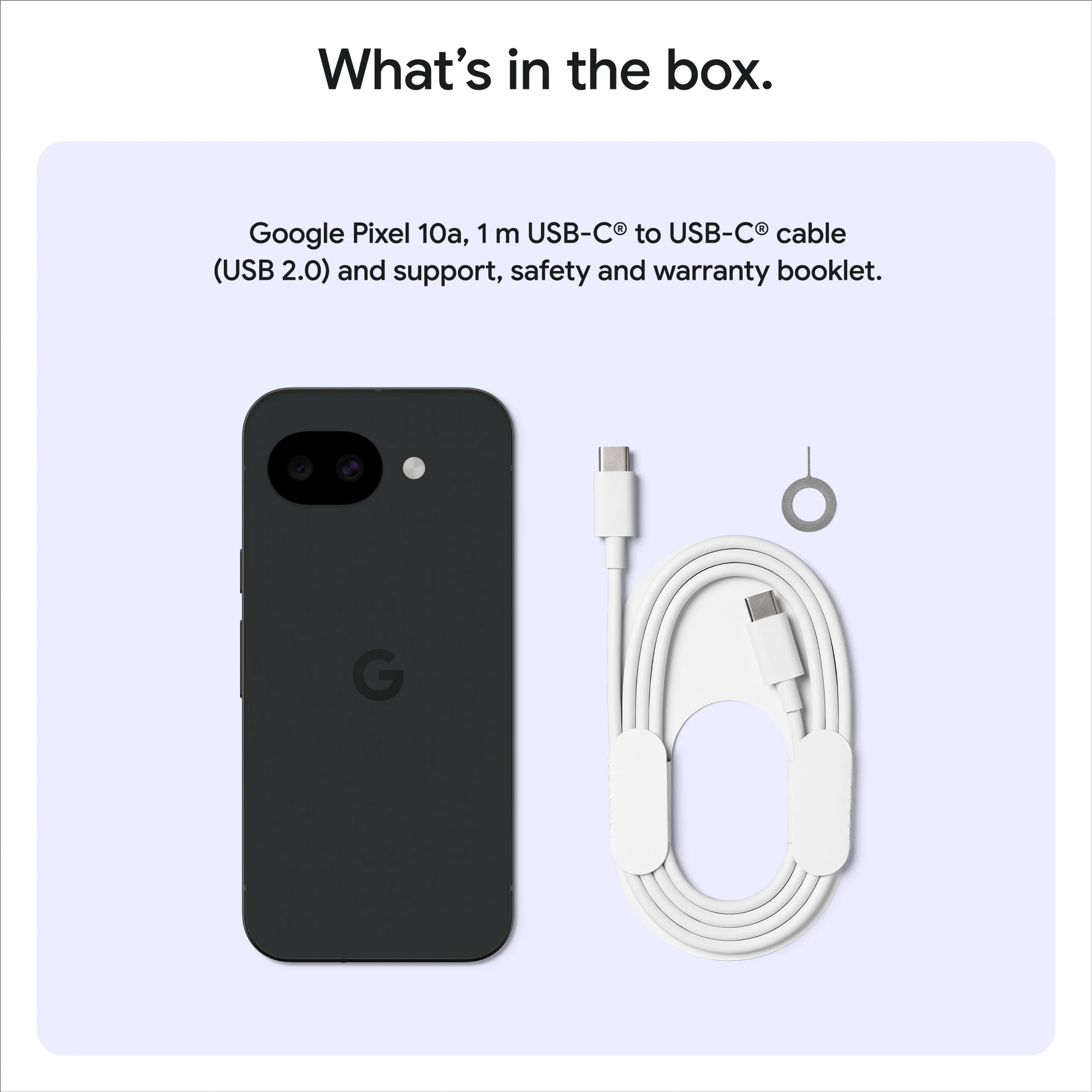 Google Pixel 10a (Obsidian, 256 GB) 8 GB RAM Google