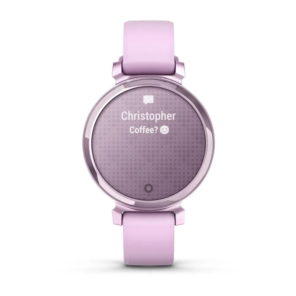 Garmin Lily® 2 Metallic Lilac with Lilac Silicone Band GARMIN