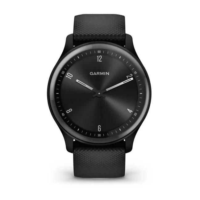 Garmin vivomove® Sport Black Case and Silicone Band with Slate Accents GARMIN