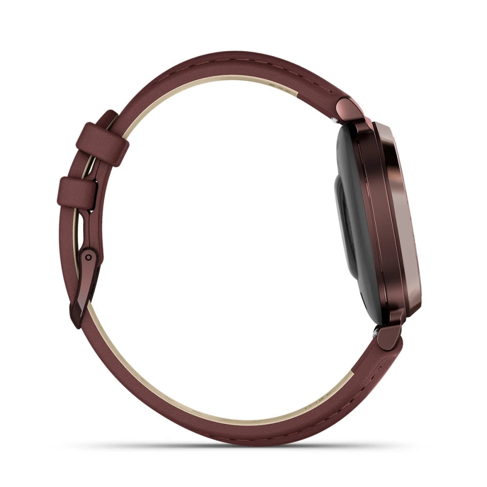 Garmin Lily® 2 Classic Dark Bronze with Mulberry Leather Band GARMIN