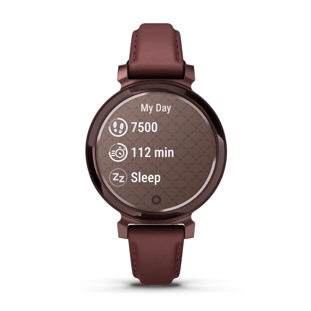 Garmin Lily® 2 Classic Dark Bronze with Mulberry Leather Band GARMIN