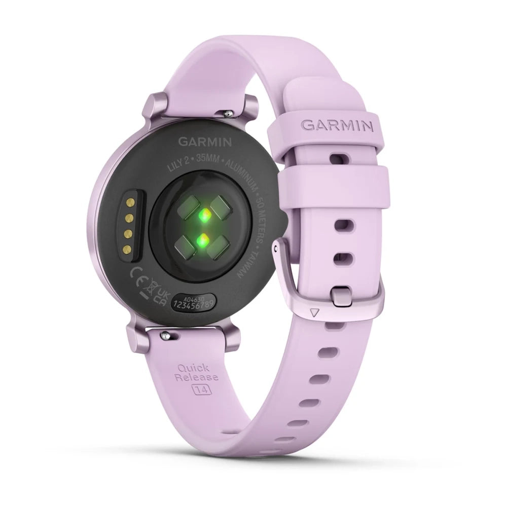 Garmin Lily® 2 Metallic Lilac with Lilac Silicone Band GARMIN