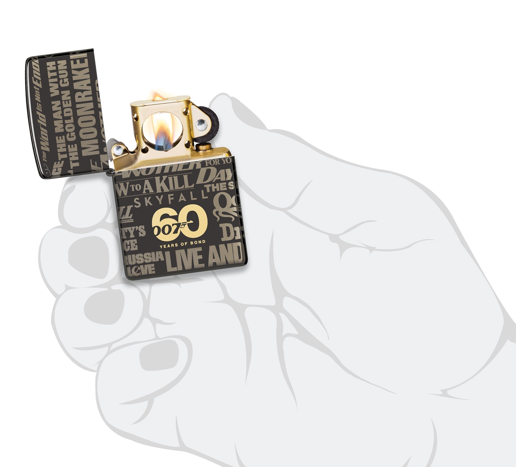 Zippo James Bond 007 60th Anniversary Collectible windproof pocket lighter Zippo