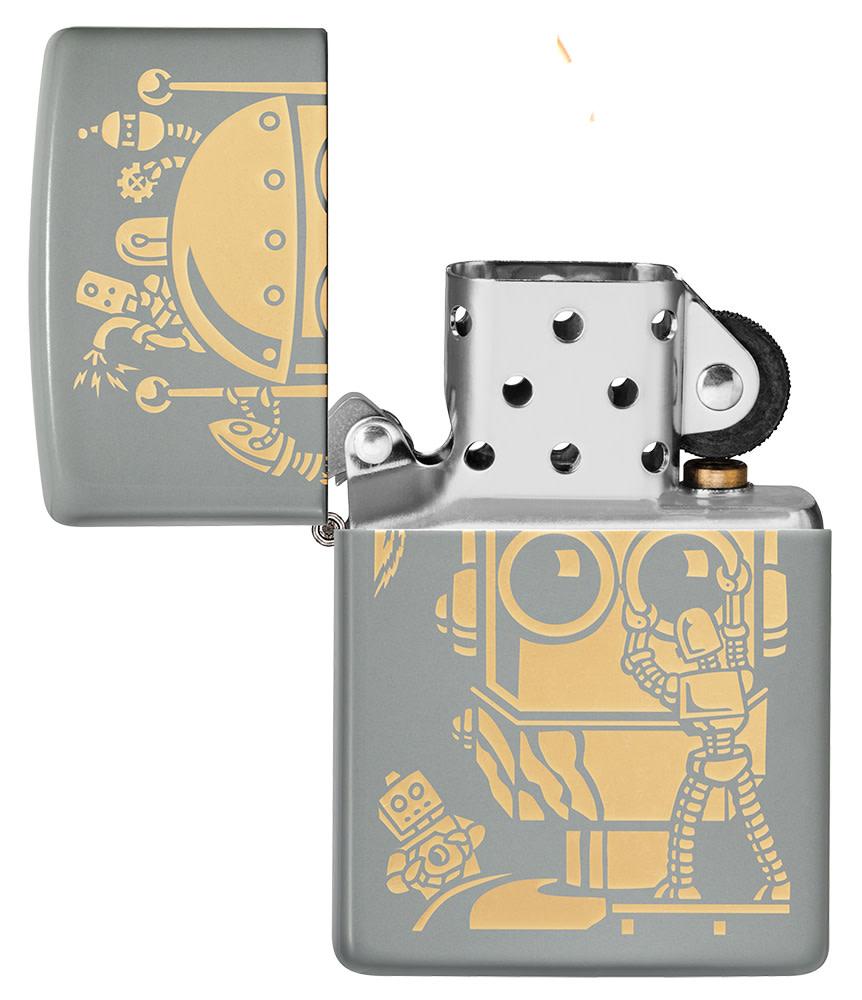 Zippo Robot Design windproof pocket lighter Zippo