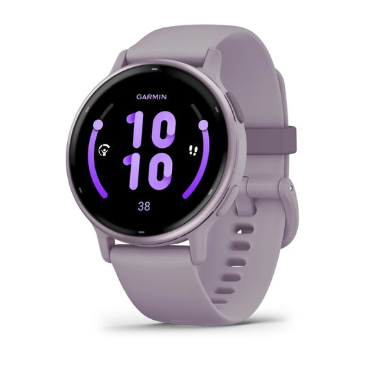 Garmin vivoactive® 5 Metallic orchid Aluminium bezel with orchid case and silicone band GARMIN