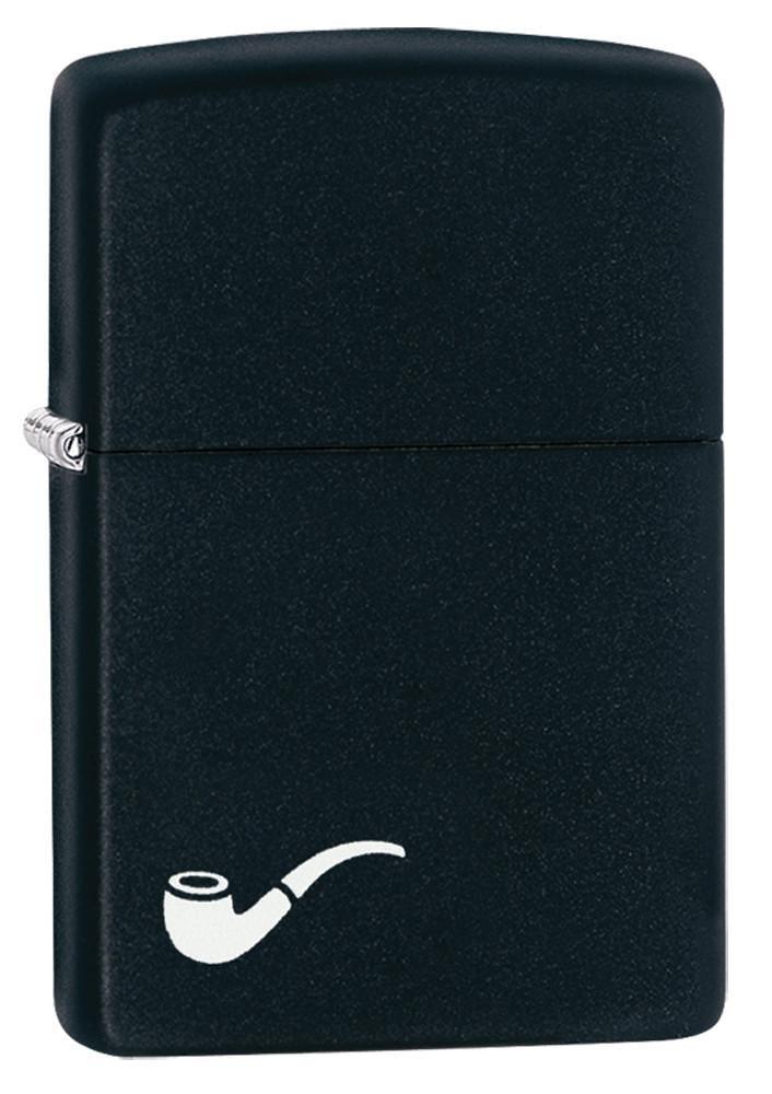 Zippo Black Matte Pipe Pocket Lighter Zippo