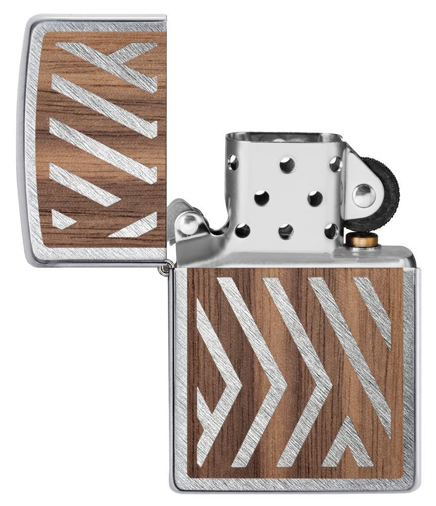 Zippo WoodChuck USA Herringbone Sweep Pocket Lighter Zippo