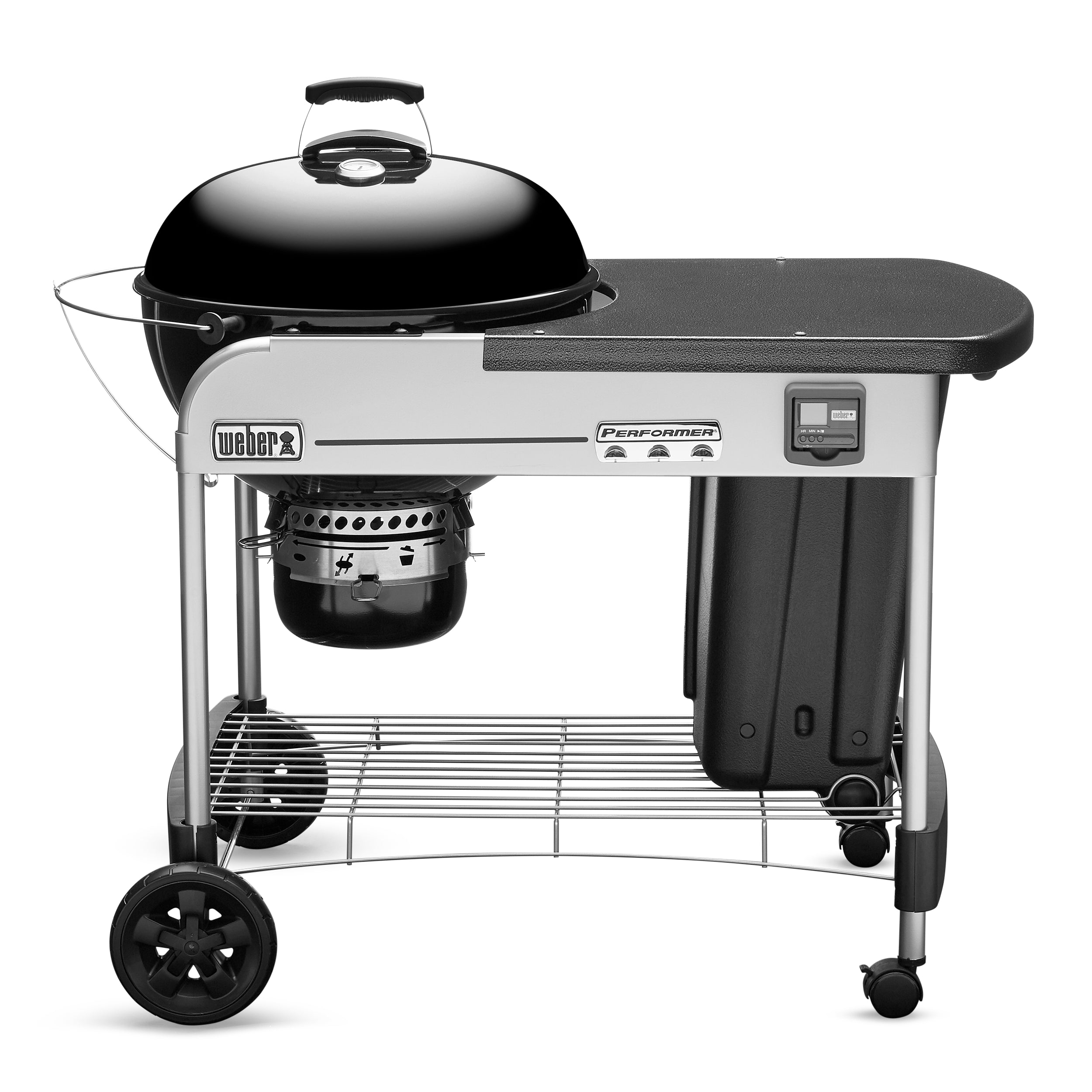Weber Charcoal Grill Performer Premium With GBS Black WEBER