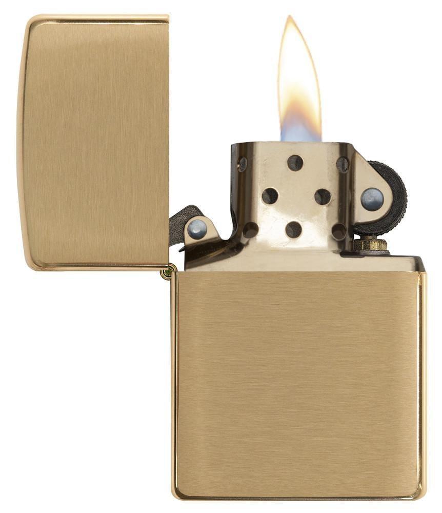 Zippo Armor Brushed Brass Zippo