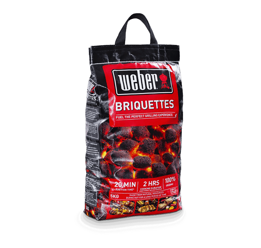 Weber Coconut Shell Charcoal Briquettes - 5Kg WEBER