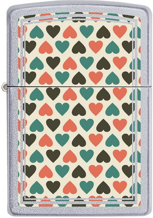 Zippo Heart Patten Zippo