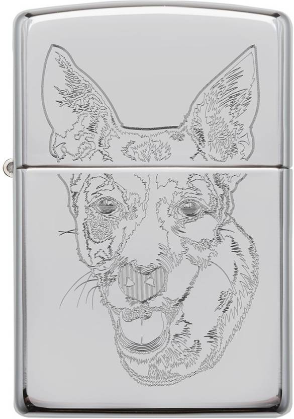 Zippo Auto Engrave Dog Zippo
