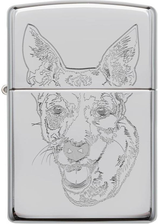 Zippo Auto Engrave Dog Zippo